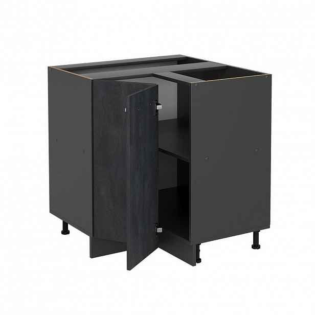 Vicco ROHOVÁ SKŘÍŇKA R-Line Černý beton 75.6 cm PD Dub