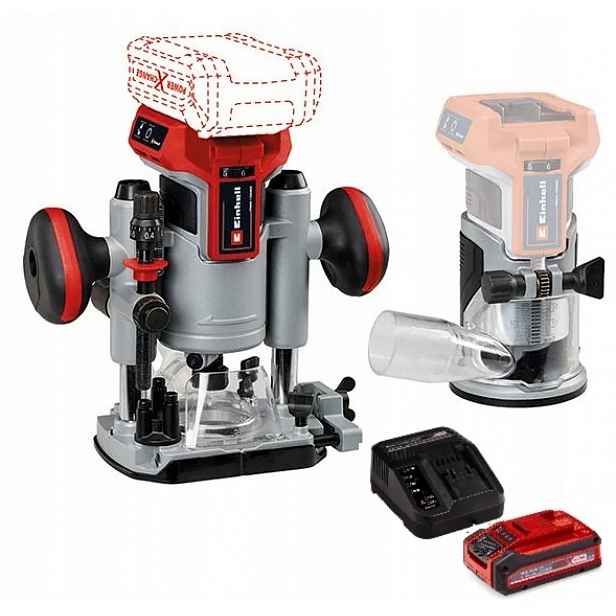 Einhell Horní Frézka Tp-ro 18 Set Bl sada 3,0AH Akumulátor