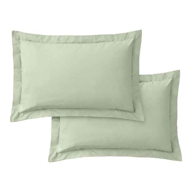 Povlaky na polštáře v sadě 2 ks z bavlněného perkálu 50x75 cm Cotton Percale – Bianca