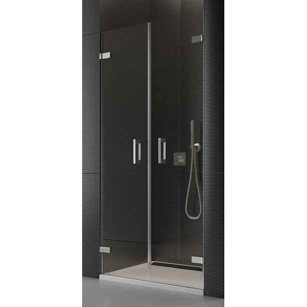 SanSwiss PUR2 080 10 07 Dvoukřídlé dveře 80 cm, chrom/sklo PUR2SM11007