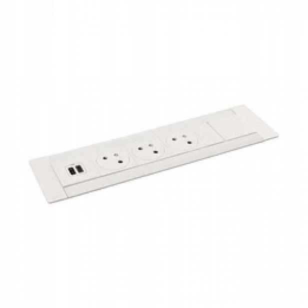 Zásuvka Multilink 3X2P+Z/USB Bílá Legrand 654860