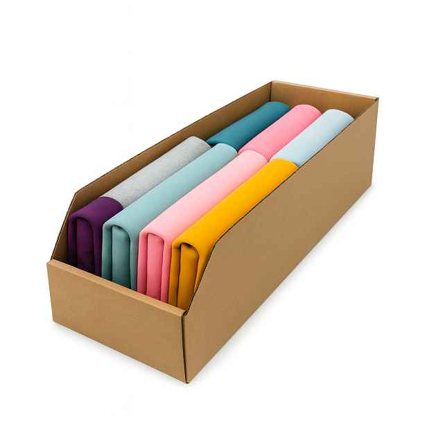 KARTON PAK Úložné boxy na oblečení, organizéry do skříně EKO KARTON 15 x 47 cm