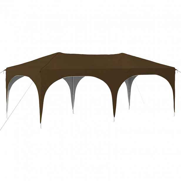 vidaXL Párty stan s výsuvným stánkem 575 x 288 x 245 cm Taupe