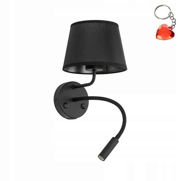 Nástěnná lampa na čtení s Usb Maja Black 10203 Tk Lighting