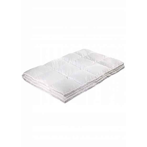 Přikrývka prachové peří White Bílá white 140x200 1000g 43/33/58