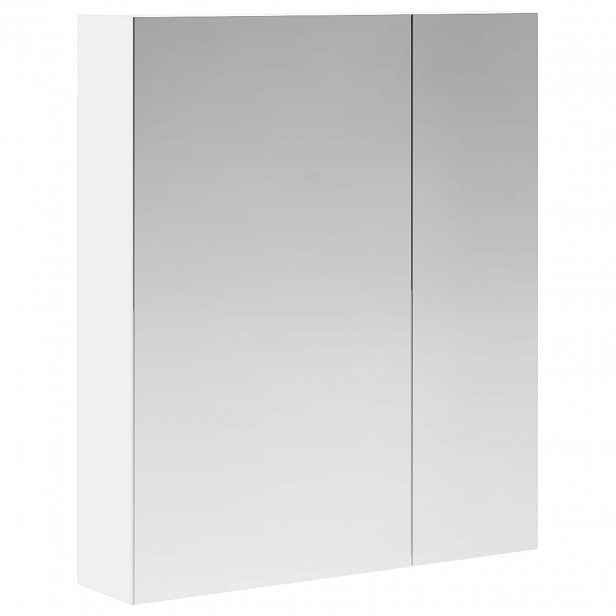vidaXL Koupelnová zrcadlová skříň Bílá 60 x 14,5 x 70 cm