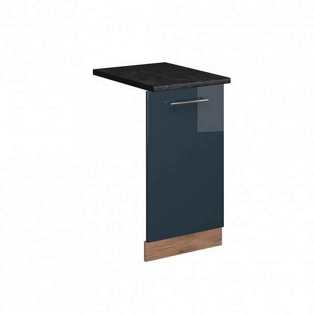 Vicco ČELNÍ PANEL MYČKY Fame-Line Tmavě modrá s vysokým leskem 45 cm , PD Antracit