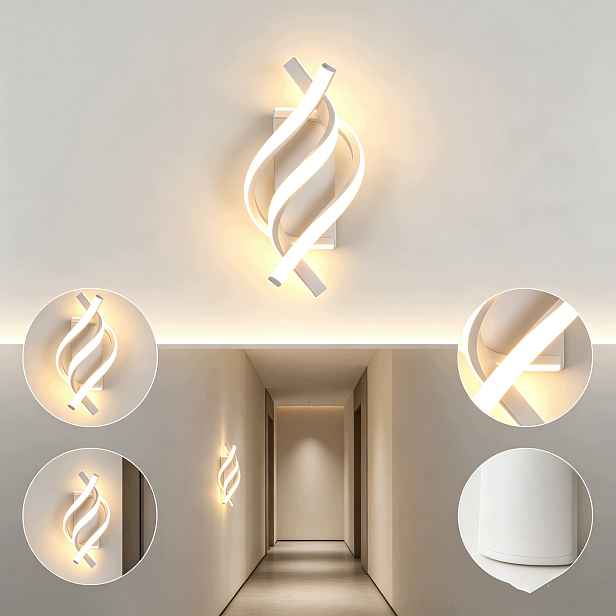 Nástěnná Led Lampa Na Schody Loft, Moderní, 22W, 3000K
