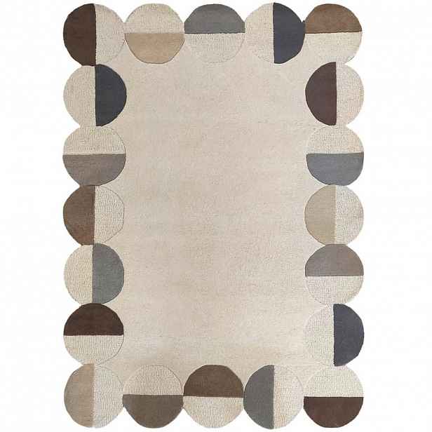 Flair Rugs VLNĚNÝ KOBEREC, 120/170 cm přírodní barvy