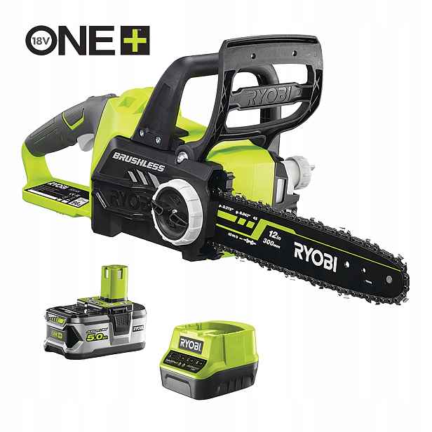 Ryobi RCS18X30-50F 18V Bezuhlíková akumulátorová řetězová pila délka lišty