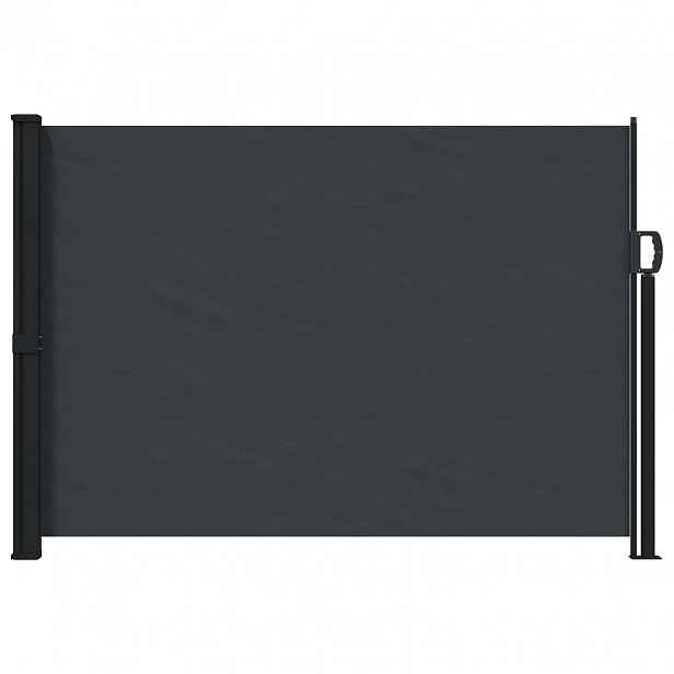 vidaXL Výsuvná boční markýza Obdélníkový 170 x 300 cm Polyester Černá