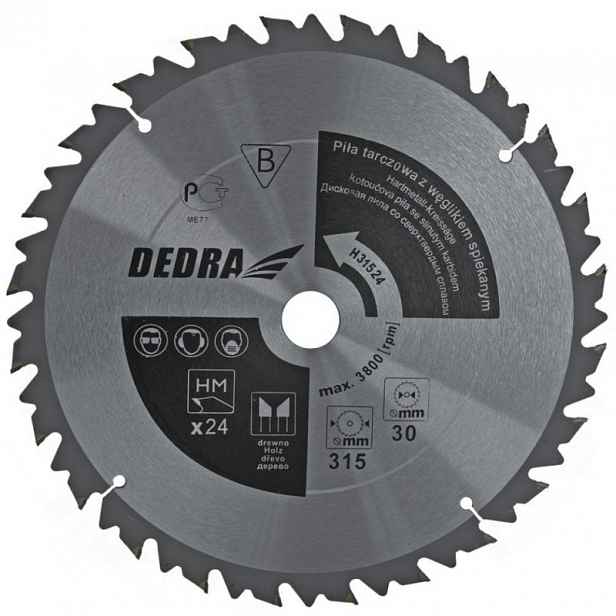 Dedra Kotoučová Pila Na Dřevo 315X24X30 HL31524
