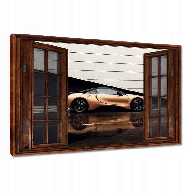 Obrazy 90x60 Zlaté Bmw Auto
