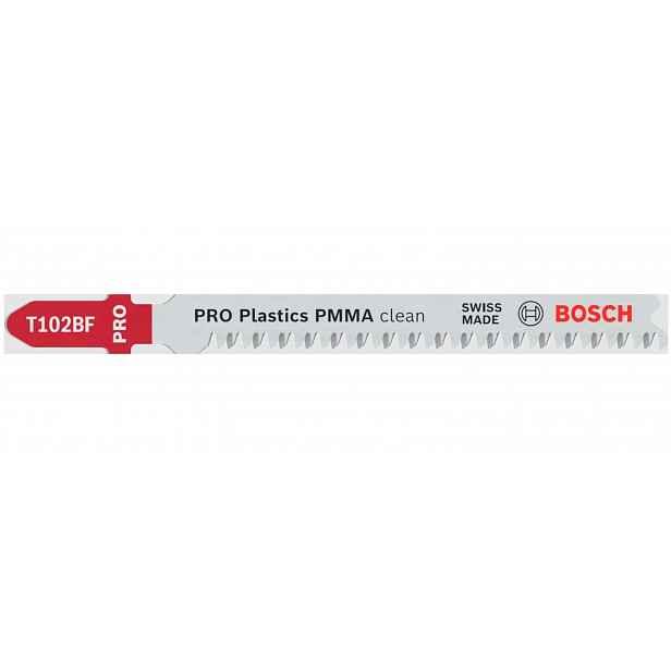 Bosch - Sada pilových plátků na plasty 14 TPI, délka 100 mm, 5 ks 2608636781