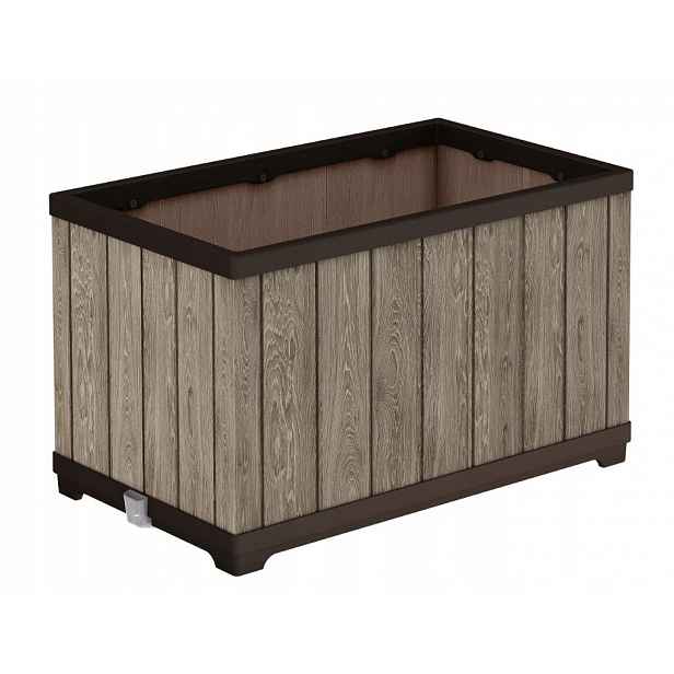 Obdélníkový Květináč Keter Planter Decocoat Ashwood