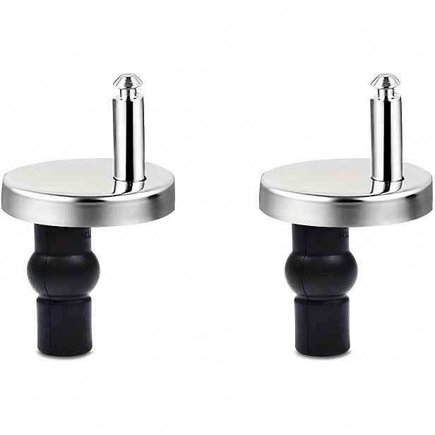 TEMU Sada 2 univerzálních šroubů a skrutků pro WC sedátko pro rychlou výměnu pantů, kompatibilní s otvory o průměru 14 mm až 16 mm, snadná instalace