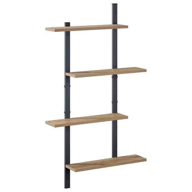 vidaXL Nástěnná polička Dub artisan 61 x 13,5 x 105,5 cm