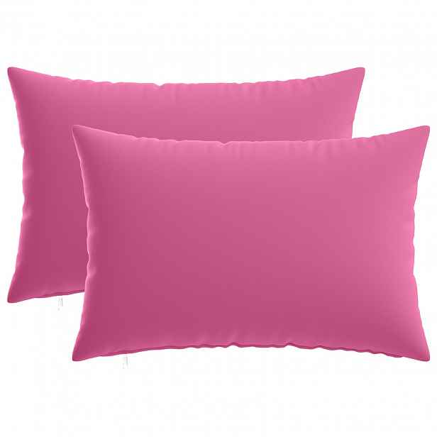 vidaXL Povlak na polštář 2 pcs HEERLEN Růžová 30 x 50 cm Polyester