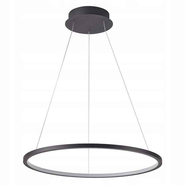 Závěsná Led Vinola Černý hliník 38W Variabilní barva 3000-4000K Italux