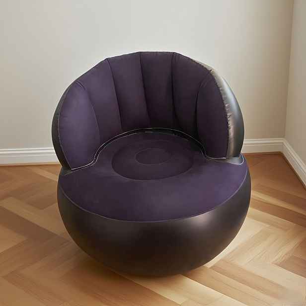 TEMU Nafukovací pohodlná sedačka pro 1 osobu - Skládací vzduchová podložková sofa s jednoduchou montáží, úsporný moderní design, přenosná samostatně