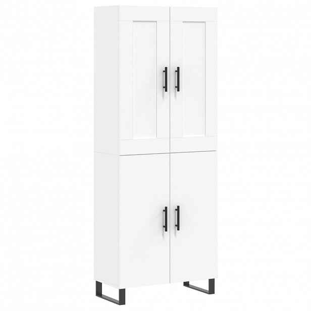 vidaXL Skříň highboard bílá 69,5 x 34 x 180 cm kompozitní dřevo