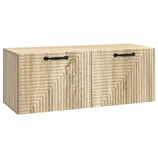 vidaXL Nástěnná TV skříň Dub sonoma 78,5 x 31 x 30 cm Kompozitní dřevo