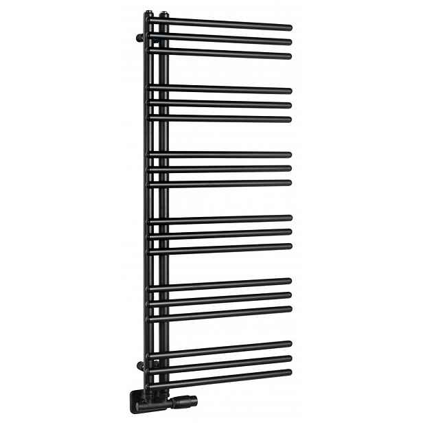 Aqualine Poseidon - Topné těleso 114x45 cm, 379 W, černá PS411B