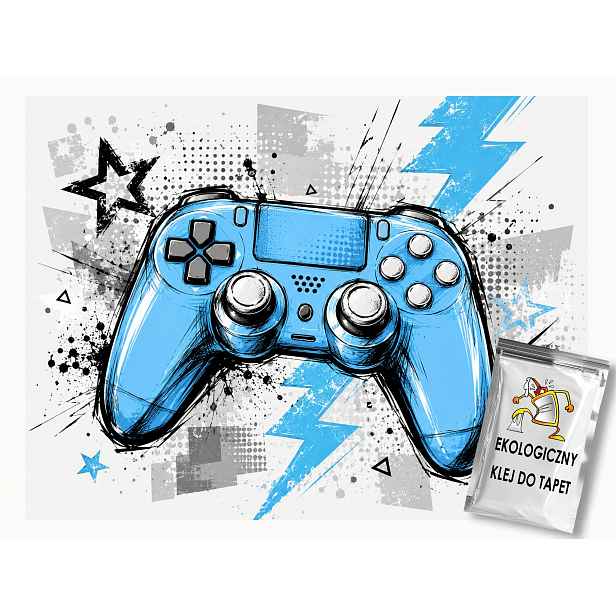 Fototapeta Flizelina Graffiti Gamer Hra Kontroler Konzola 416x254 130g