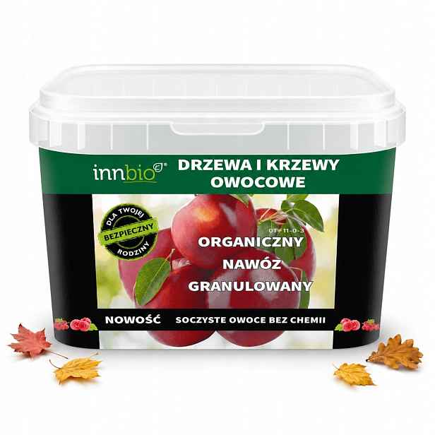 Podzimní Hnojivo Pro Ovocné Stromy A Keře Innbio 7,3 Kg Granulát