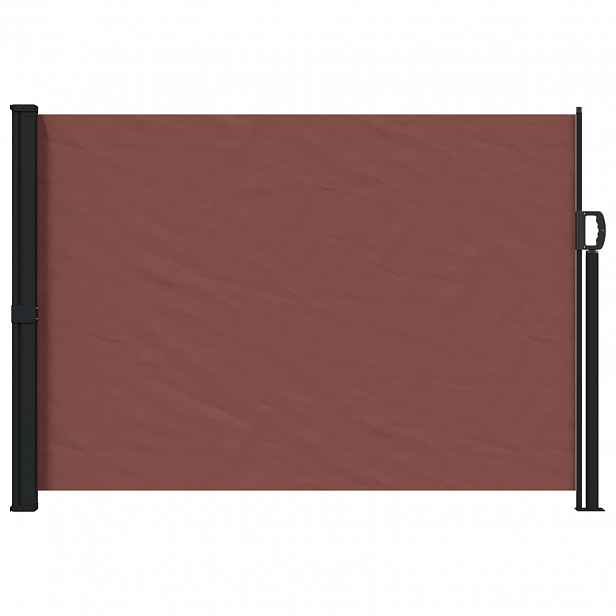 vidaXL Výsuvná boční markýza Obdélníkový 170 x 300 cm Polyester Hnědá