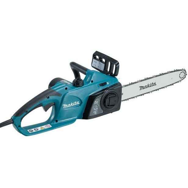 Elektrická řetězová pila Makita UC3541 pro řezání dřeva, silná, 35