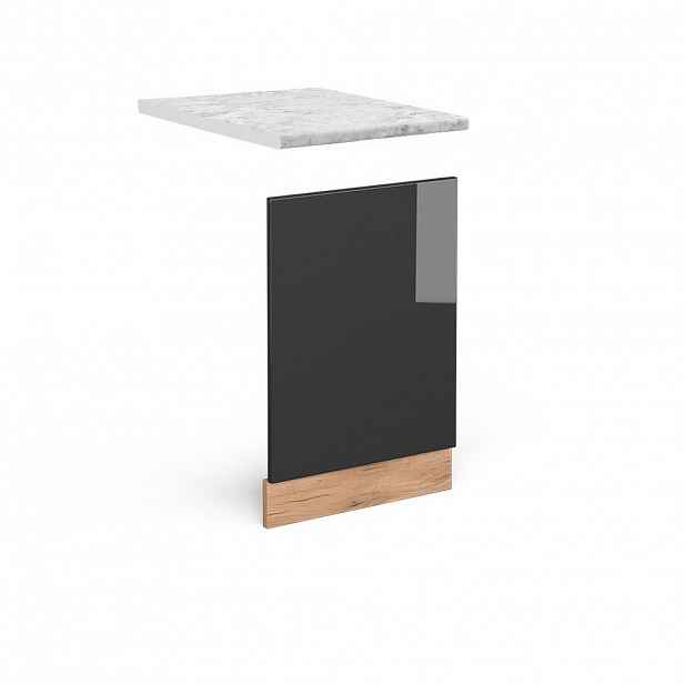 Vicco PŘEDNÍ PANEL R-Line Antracitový vysoký lesk 45 cm , PD Mramor