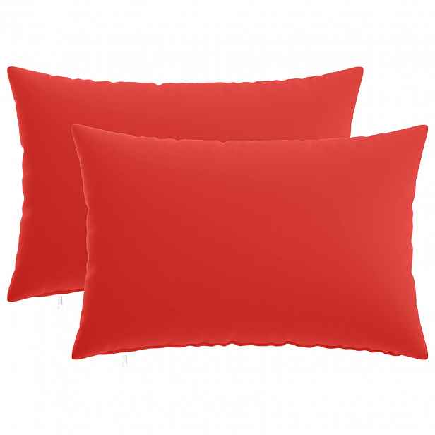 vidaXL Povlak na polštář 2 pcs HEERLEN Červená 30 x 50 cm Polyester
