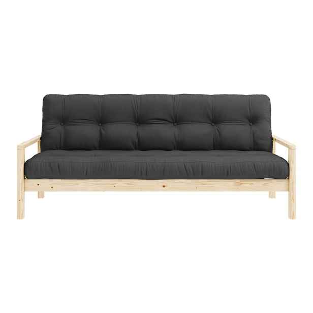 Tmavě šedá rozkládací pohovka 205 cm Knob – Karup Design