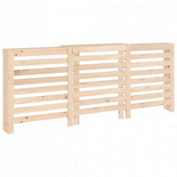 vidaXL Kryt na radiátor210x21x85 cm masivní borové dřevo