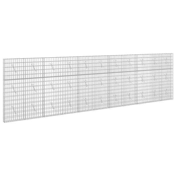 vidaXL Gabion s drátem 3,5 mm a síťkou 5x10 cm 550x10x150 cm