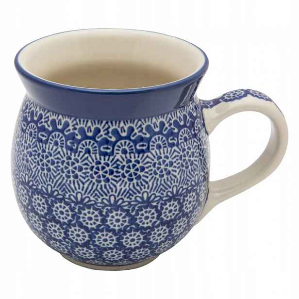 Hrnek český Barel 470 ml Umělecká keramika Bolesławiec 0884 Ornament