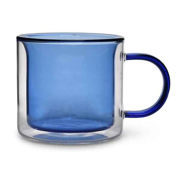 Modré skleněné hrnky v sadě 2 ks 270 ml Liv – ONA