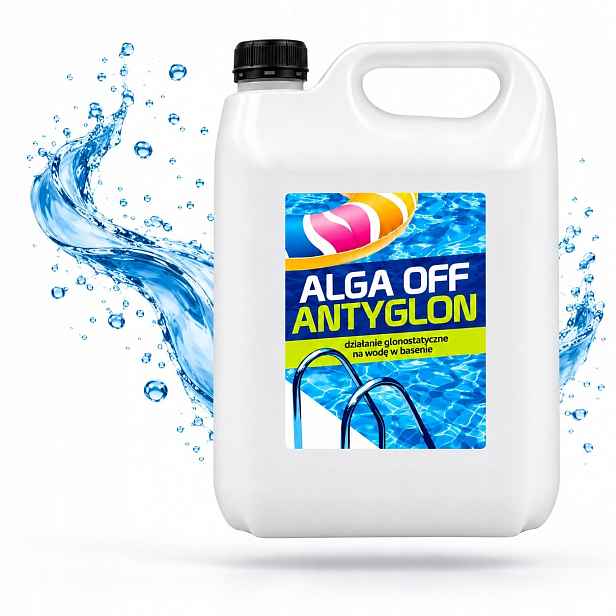 Protiřasový Prostředek Alga Off 4L Avenli Prostředek Na Řasy Do Bazénu Tekutá Chemie 4KG