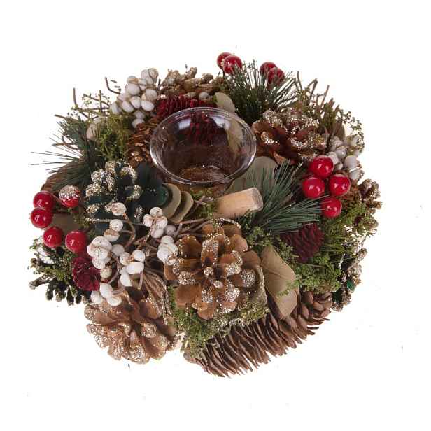 Plastový svícen Pine – Brandani