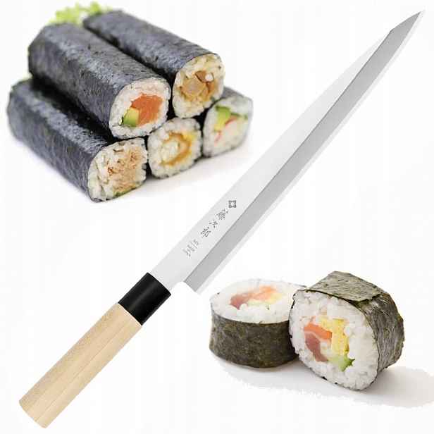 Tojiro MV Japonský Nůž na filetování Yanagiba Sashimi pro sushi 57 Hrc 24 cm