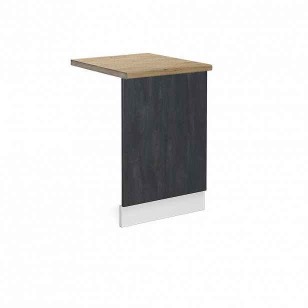 Vicco PŘEDNÍ PANEL R-Line Černý beton 45 cm PD Dub