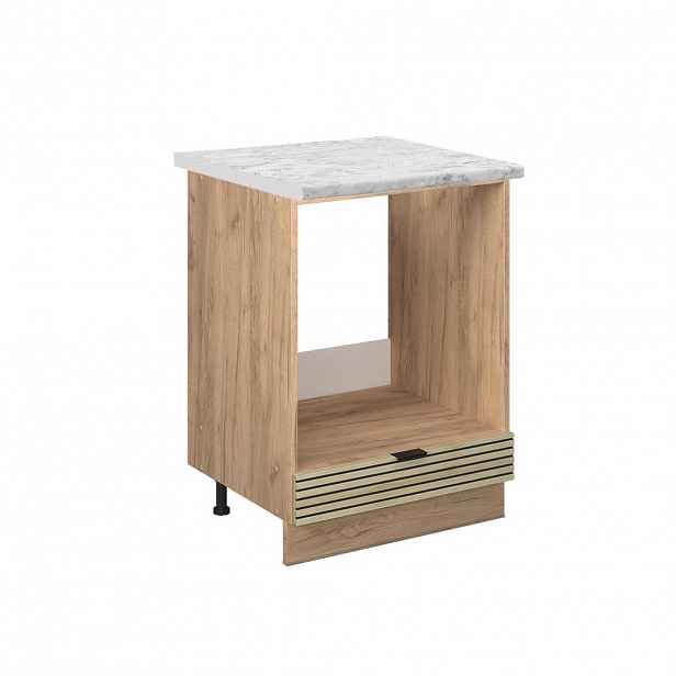 Vicco SKŘÍŇKA NA VESTAVĚNOU TROUBU Fame-Line Dubový panel 60 cm , PD Mramor