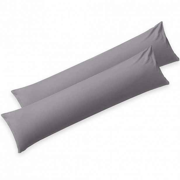 Blumtal POVLAK na polštář Agneta 40/145 cm, sada 2 ks, 100% bavlna, šedá