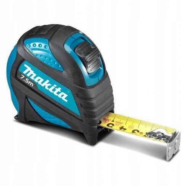 Makita B-57152 svinovací 7,5-metr magnetický, šířka 2,5cm, oboustranná stup