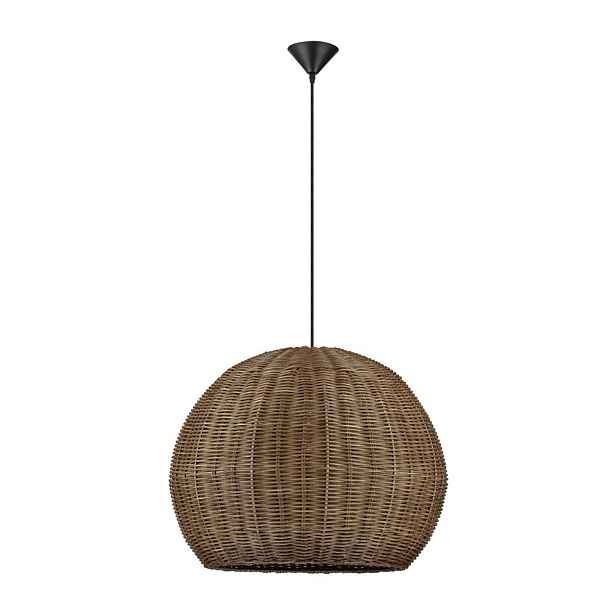 Ratanové závěsné svítidlo v přírodní barvě ø 39 cm Rielo – Nova Luce