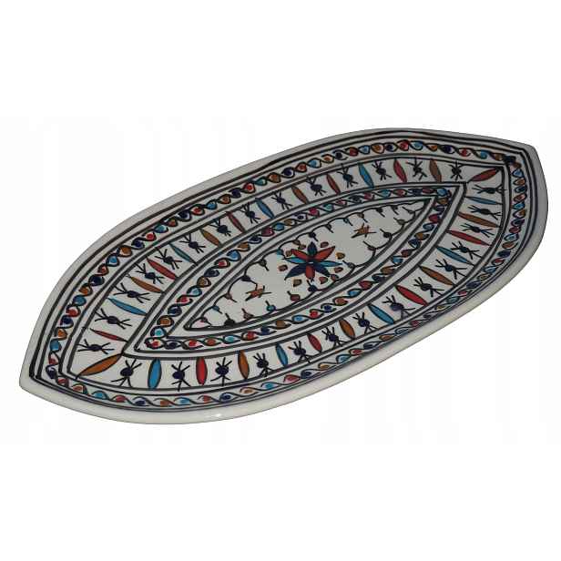 Gruzie Chaczapuri Pide Pizza Turecká Pizza Velký Krásný Talíř 43 cm