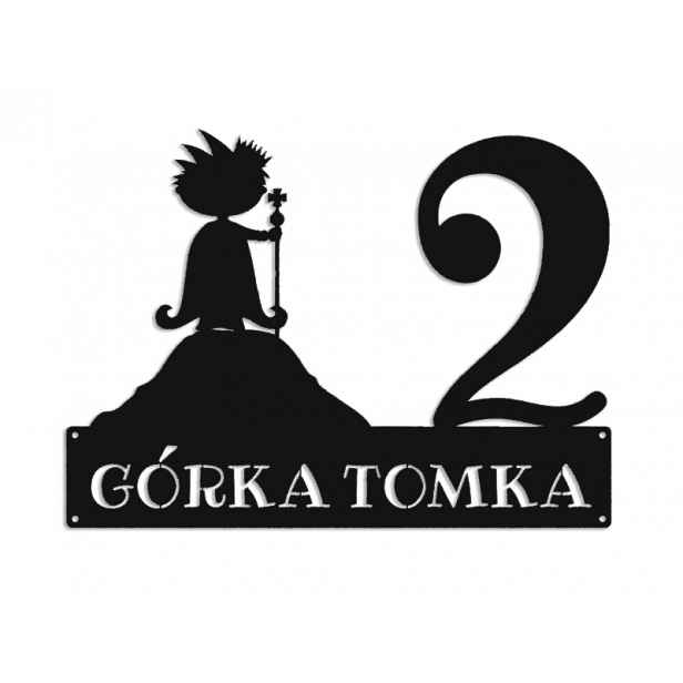 Číslo Na Dům 60 cm Tabule Adresa Ocel 2 mm Grafika 5239