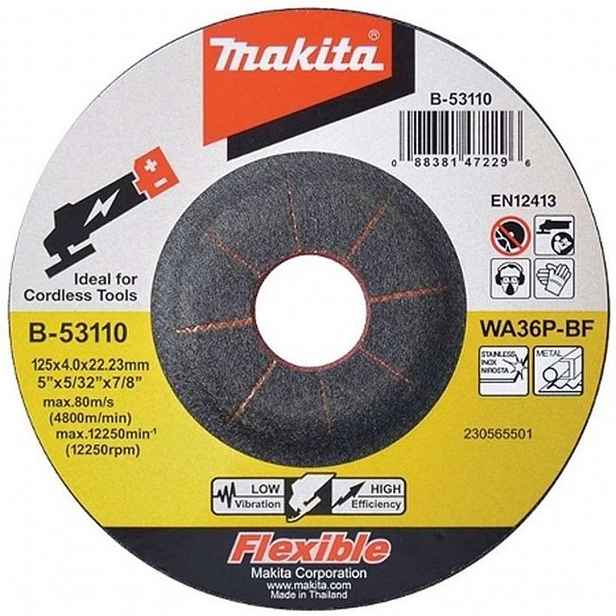 Makita - Brusný kotouč na kov 125x22 mm B-53110