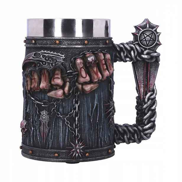 Pivní Sklenice Game Over Sběratelský Velký 0.5 l na pivo Ocelový Fantasy Vložka